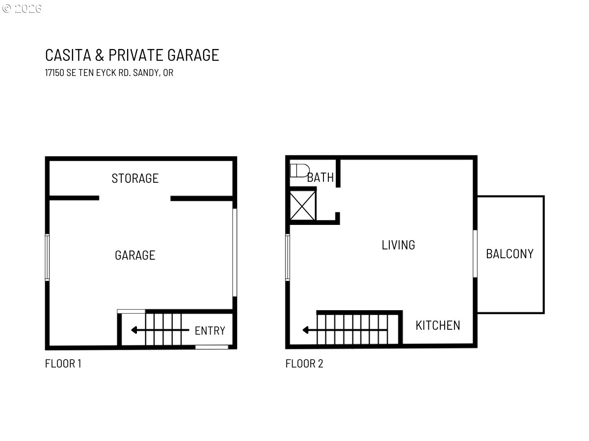 17150 Southeast Ten Eyck Road Sandy, OR 97055 - Photo 43 of 43 Floor Plan