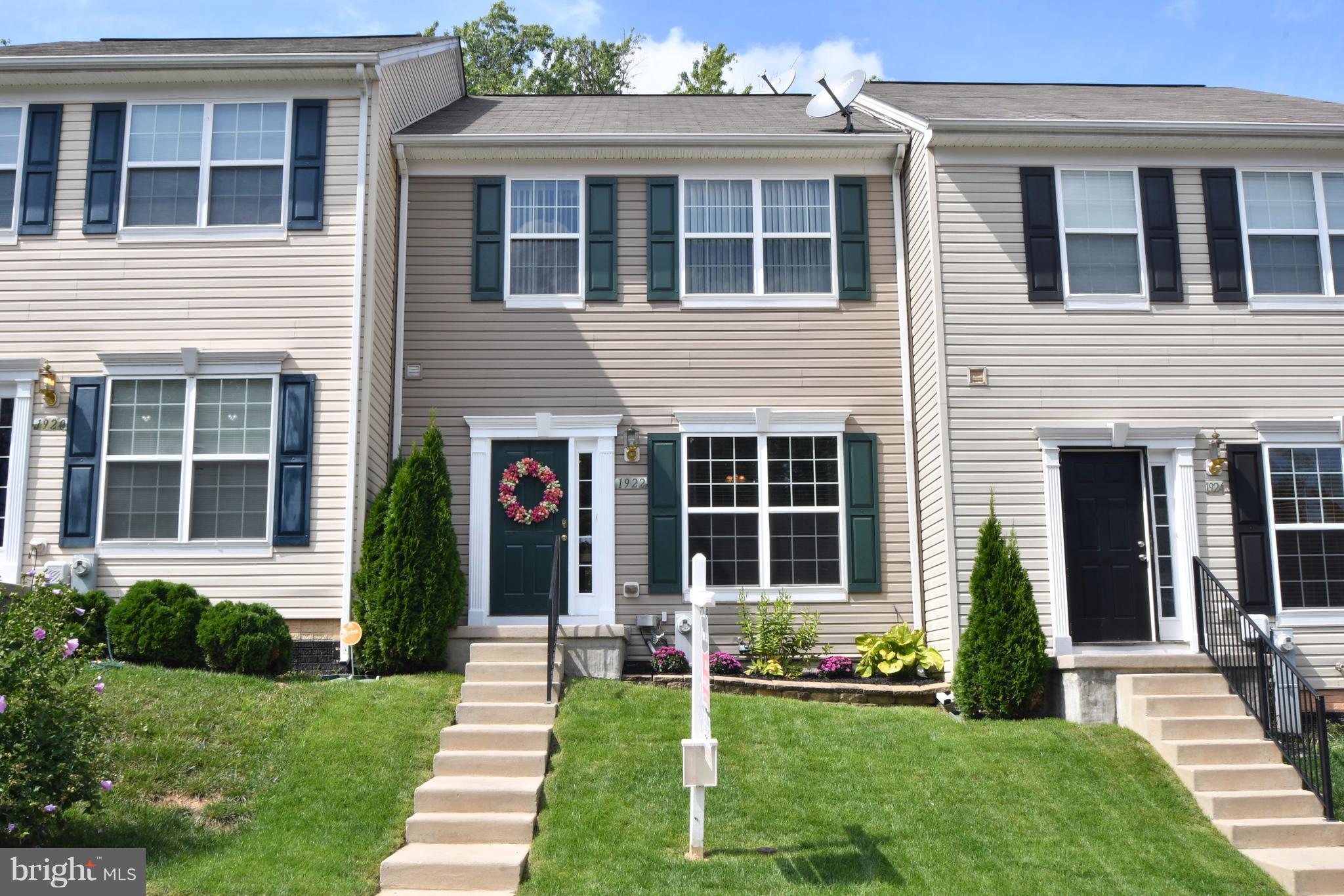 Landscaped front yard