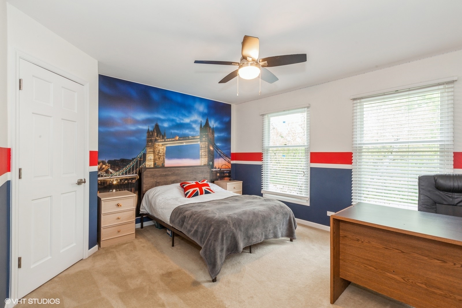 446 Quail Drive Naperville, IL 60565 - Photo 16 of 24 a bedroom with a bed and a dresser