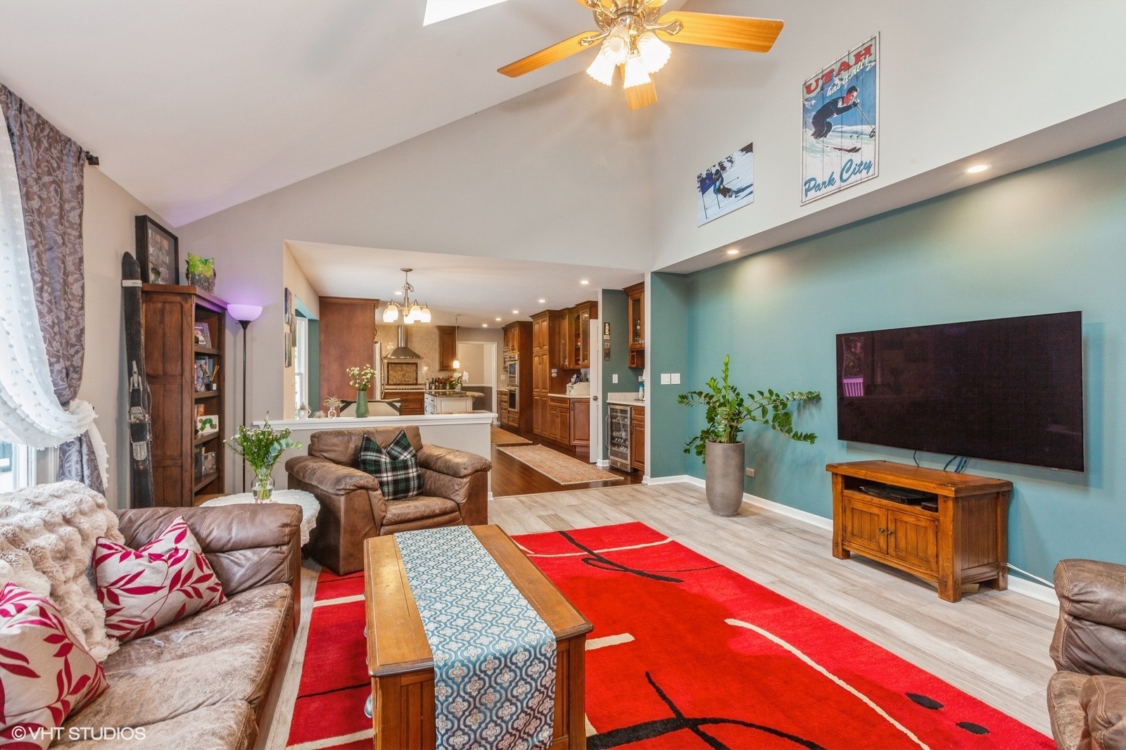 446 Quail Drive Naperville, IL 60565 - Photo 9 of 24 a living room with furniture and a flat screen tv