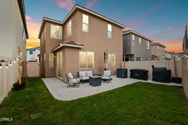 a view of a house with a patio