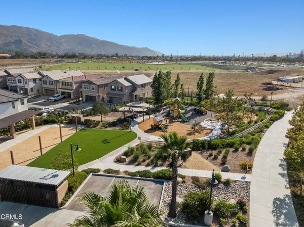 a view of a city and lake