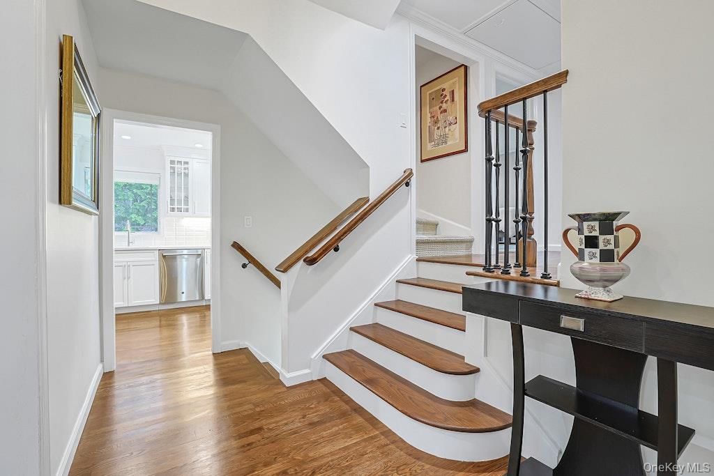305 Stratton Road New Rochelle, NY 10804 - Photo 3 of 32 a view of entryway and hall with wooden floor