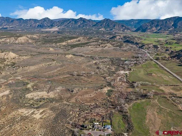 a view of a city with mountain view