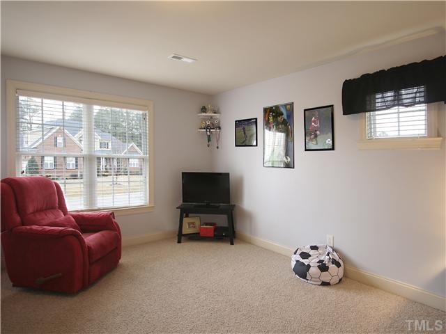 1200 Verde Farm Road Raleigh, NC 27603 - Photo 17 of 25 Bonus room has a closet and could be used as a bedroom. Frieze carpet.