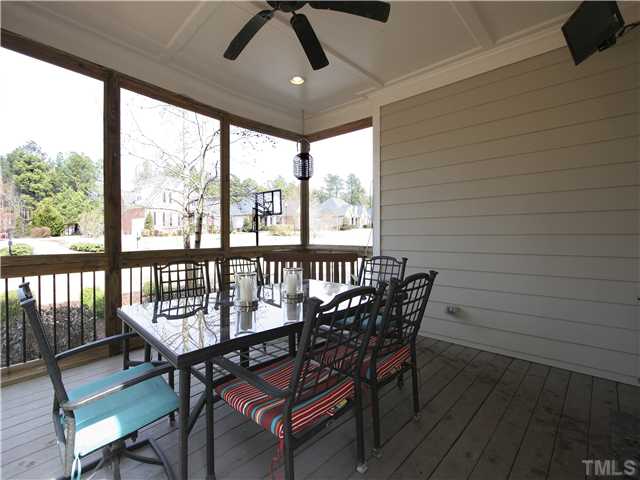 1200 Verde Farm Road Raleigh, NC 27603 - Photo 19 of 25 Dine al fresco or just relax on this spacious screened porch.