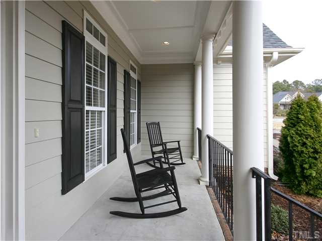 1200 Verde Farm Road Raleigh, NC 27603 - Photo 3 of 25 Rocking-chair-style front porch is a great place to relax and enjoy the temperate North Carolina weather.