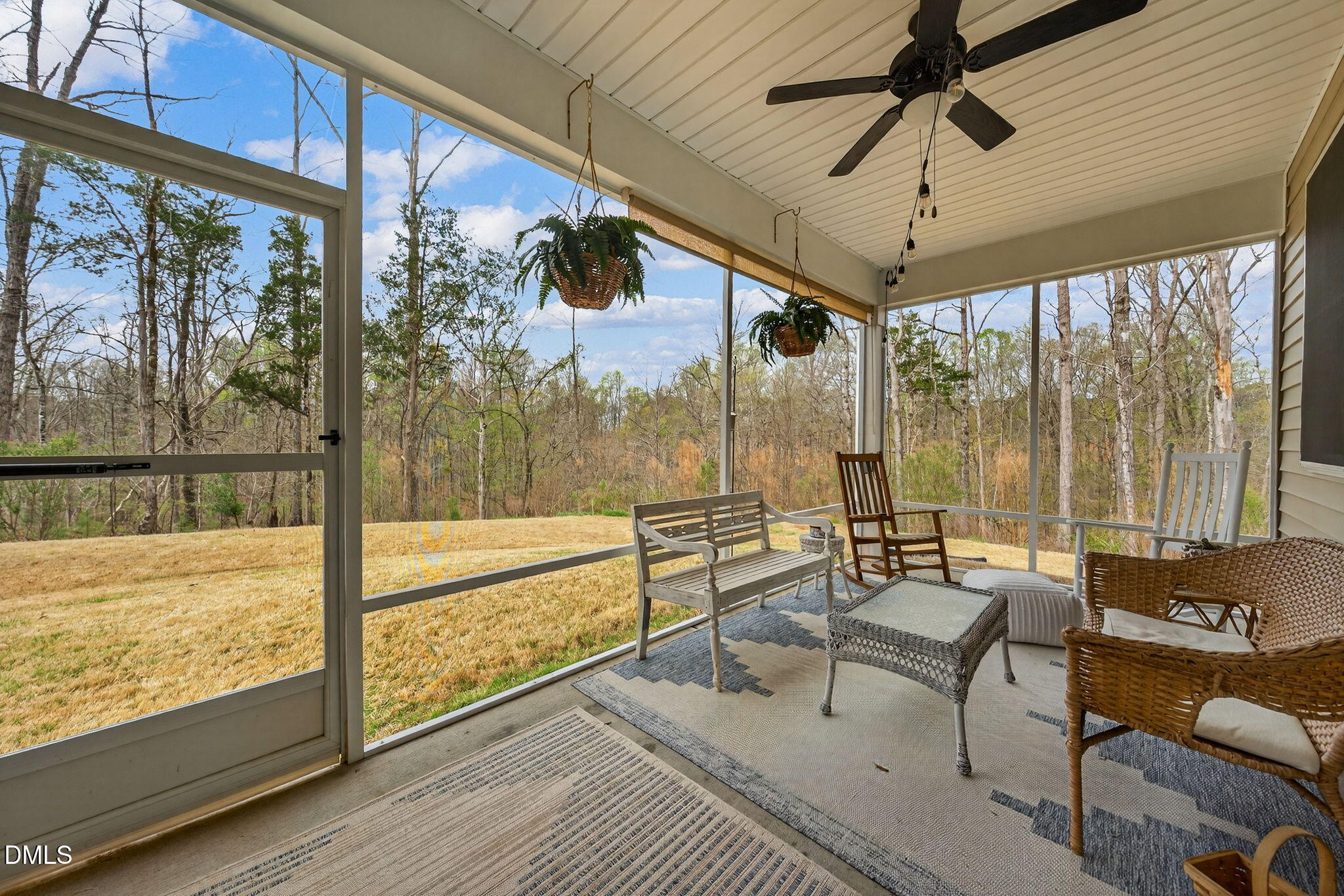 1519 Nichols Crk Road Durham, NC 27703 - Photo 21 of 22 a living room with furniture and a floor to ceiling window