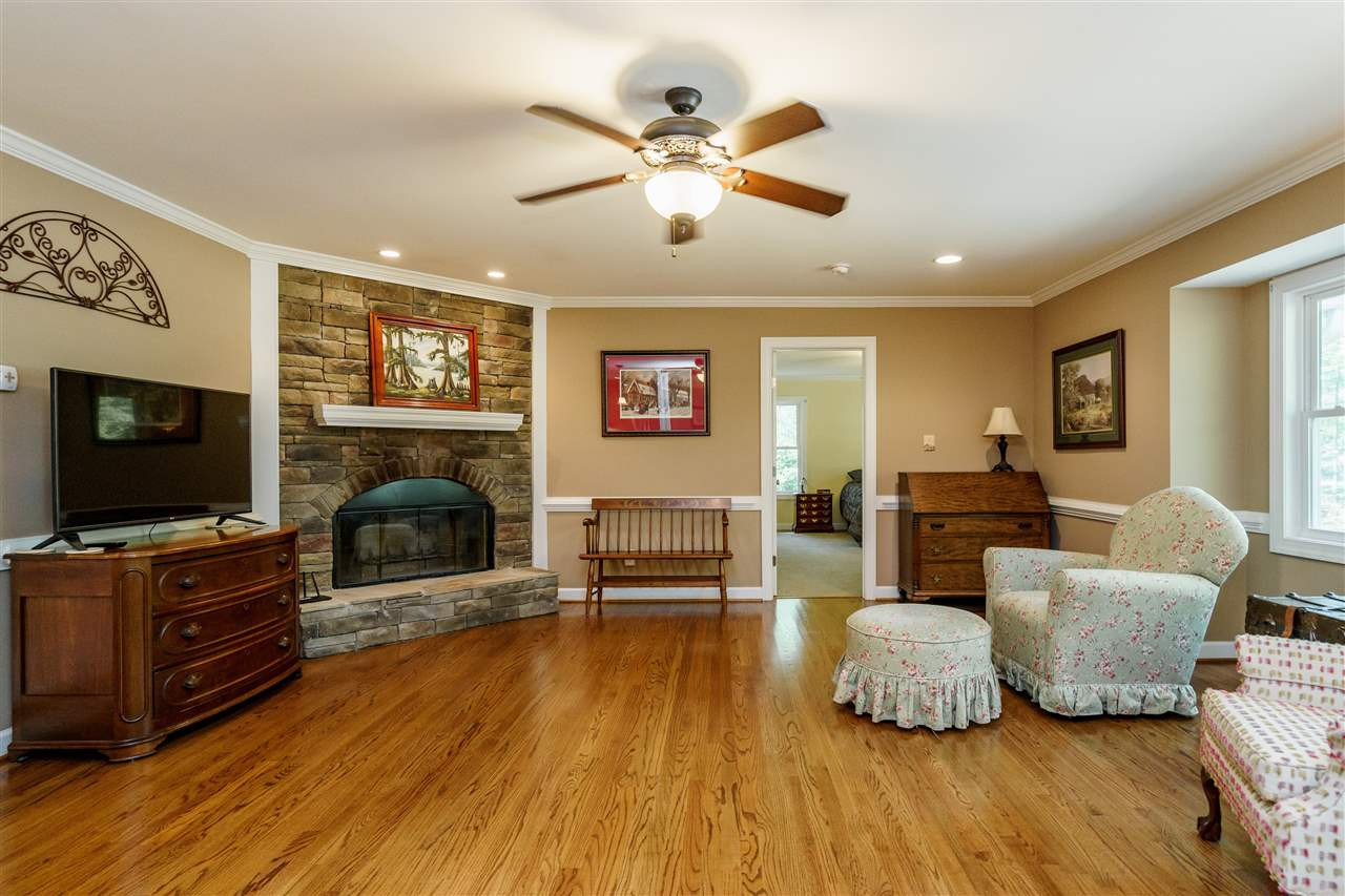 Great Room with Stone Fireplace
