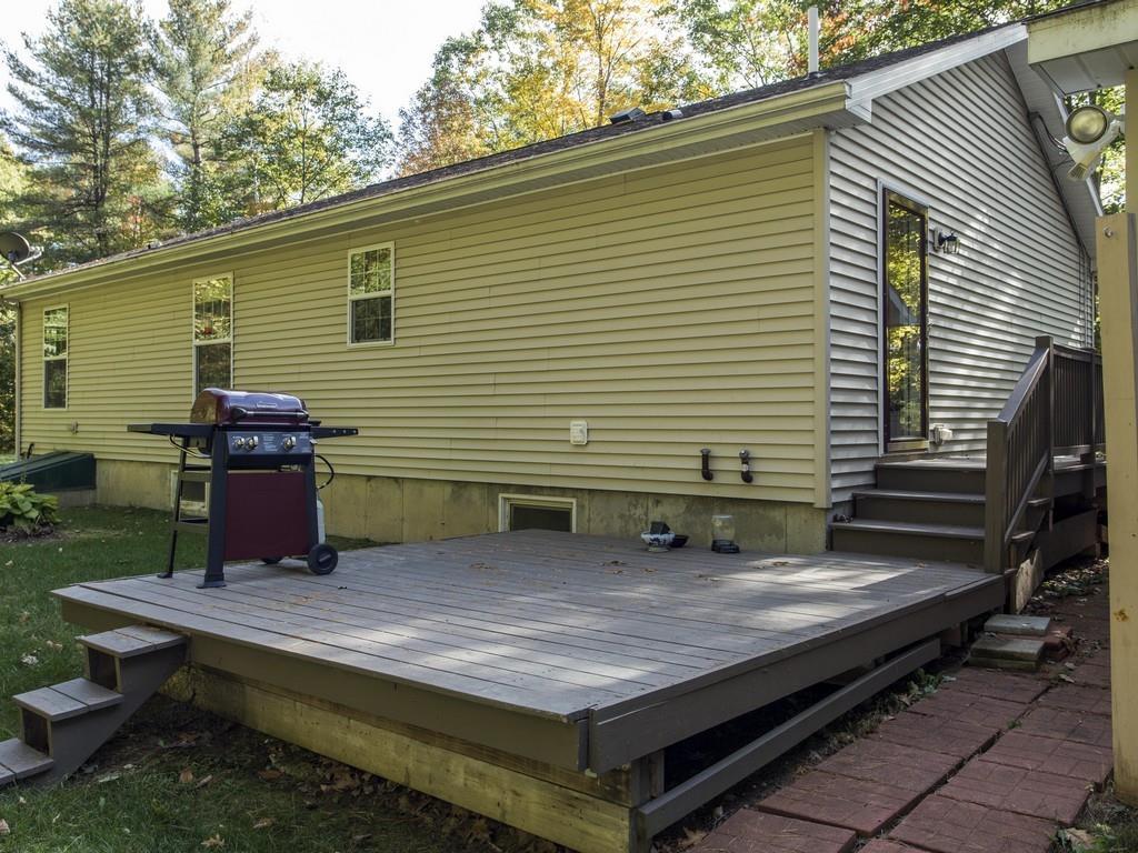 248 Stevenstown Road Litchfield, ME 04350 - Photo 32 of 34 Back Deck to enjoy during that...