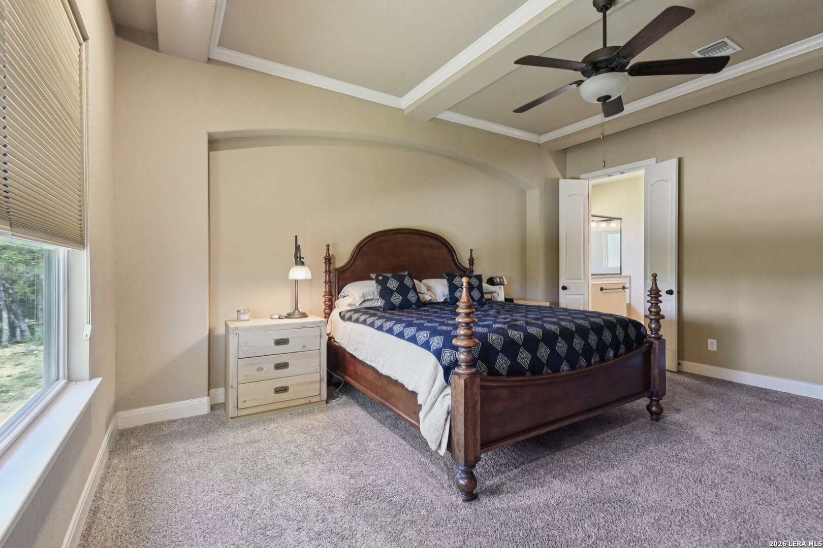 345 Ridge Point Spring Branch, TX 78070 - Photo 20 of 48 a bedroom with a bed and a dresser