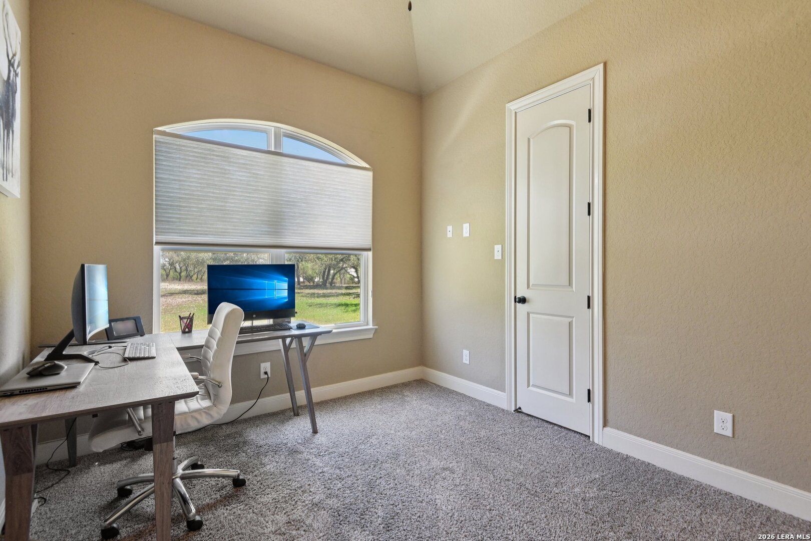 345 Ridge Point Spring Branch, TX 78070 - Photo 28 of 48 a workspace with a mirror and a desk