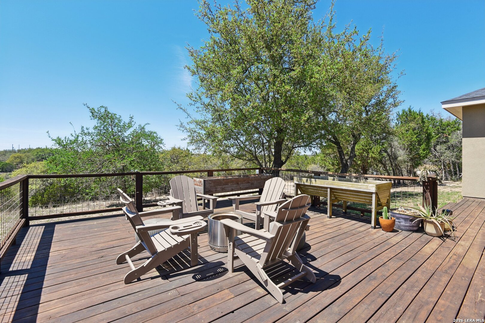 345 Ridge Point Spring Branch, TX 78070 - Photo 37 of 48 a view of roof deck with seating space