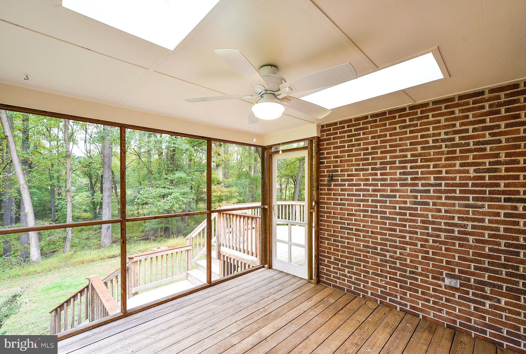 542 Ednor Road Ashton, MD 20861 - Photo 25 of 29 Screened Porch with new skylights