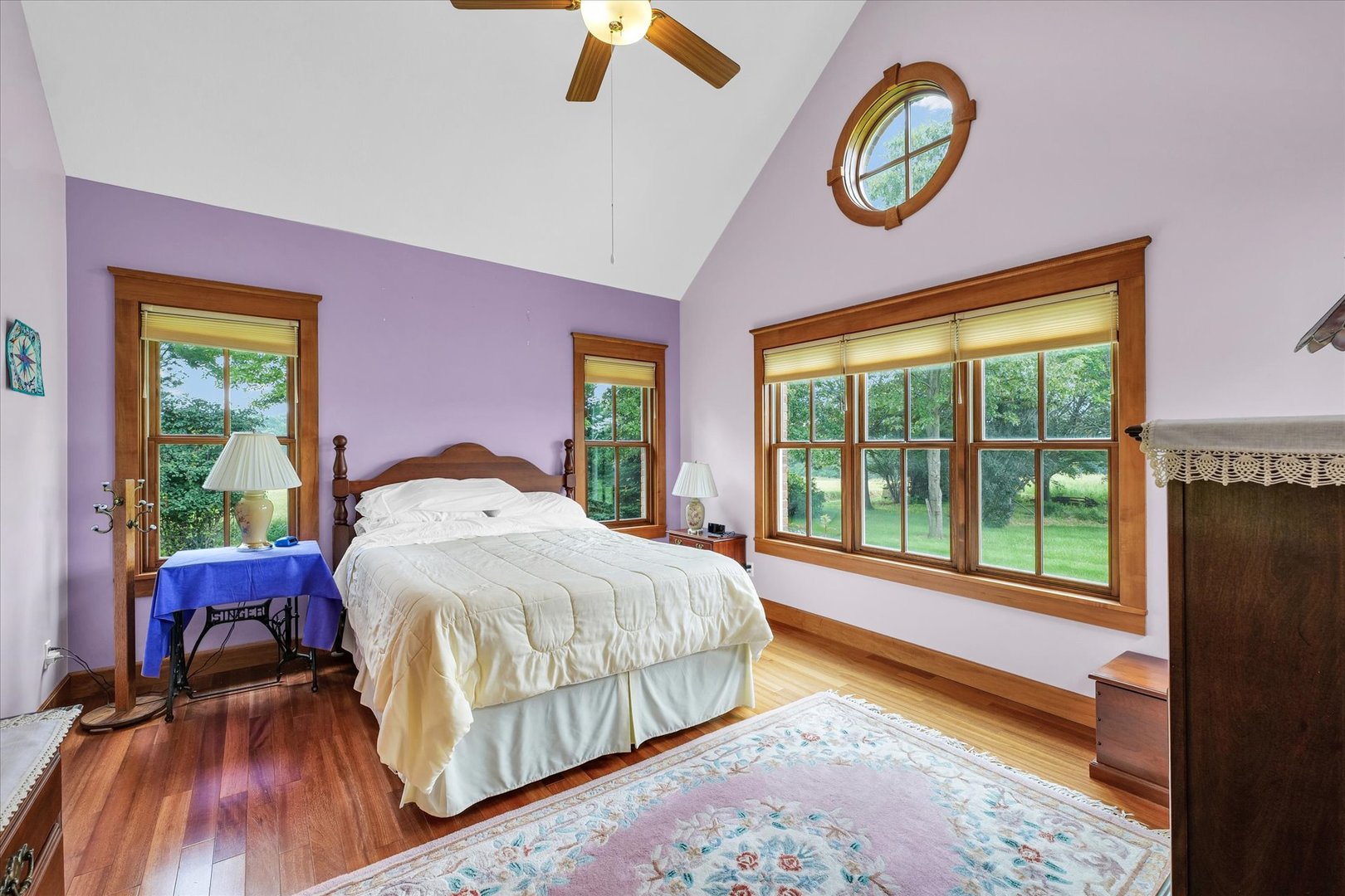 647 County Farm Road Monticello, IL 61856 - Photo 24 of 74 a bedroom with a bed and a large window with outer view