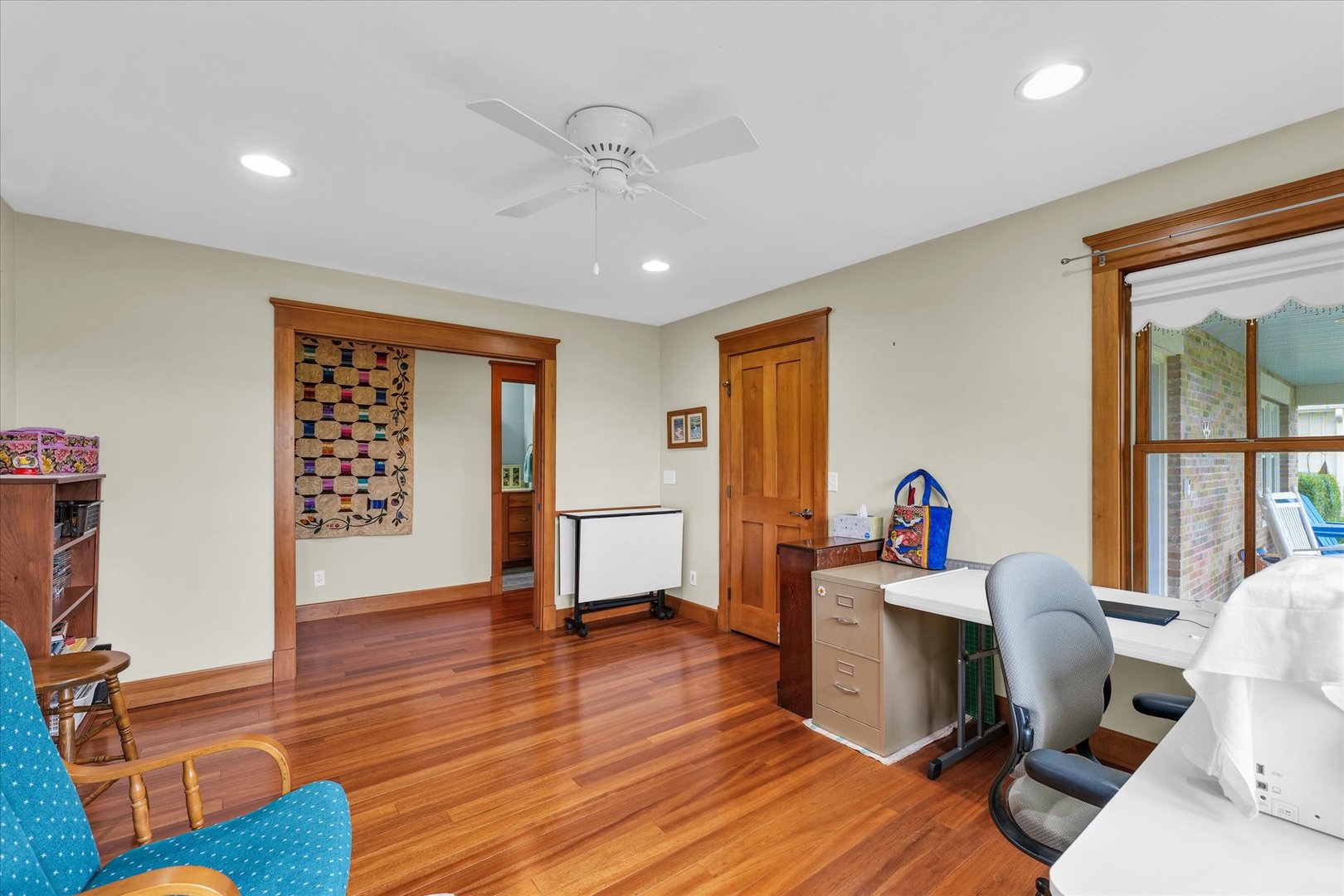 647 County Farm Road Monticello, IL 61856 - Photo 32 of 74 a living room with furniture and a wooden floor