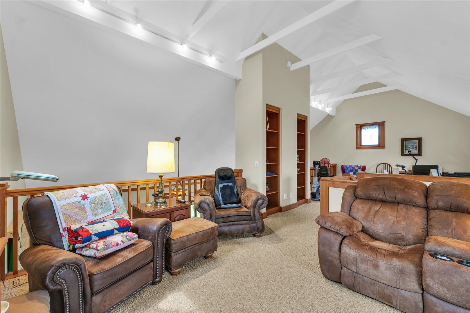 647 County Farm Road Monticello, IL 61856 - Photo 38 of 74 a living room with furniture and a couch