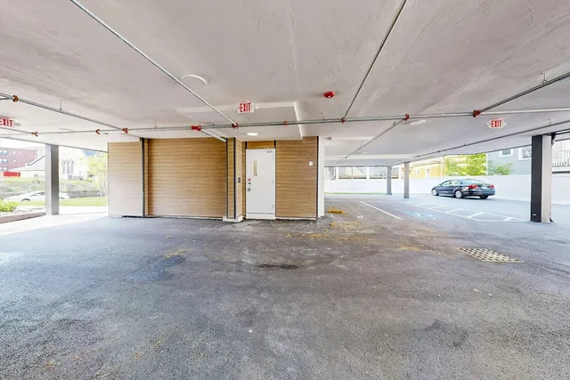 a view of a livingroom with a window