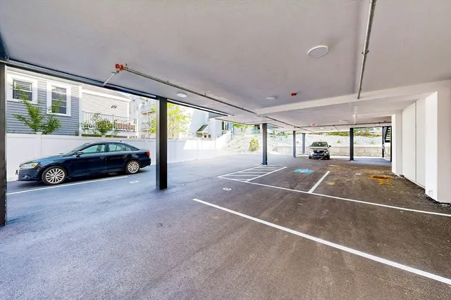 a view of car garage