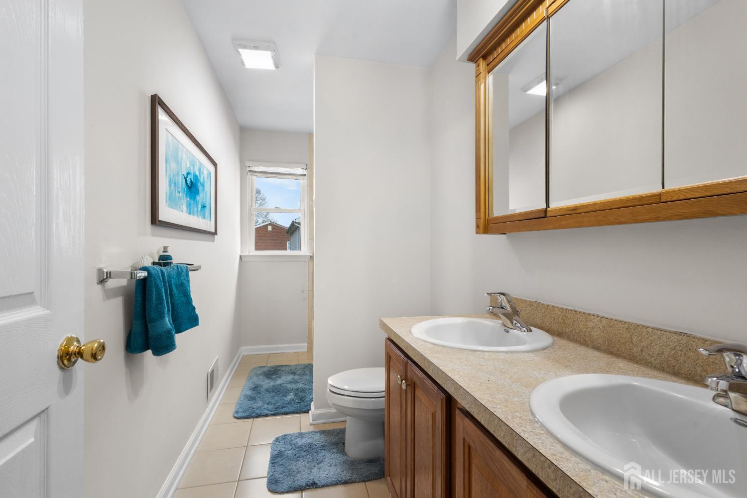 1740 Holly Road North Brunswick, NJ 08902 - Photo 25 of 32 a bathroom with a sink and a mirror
