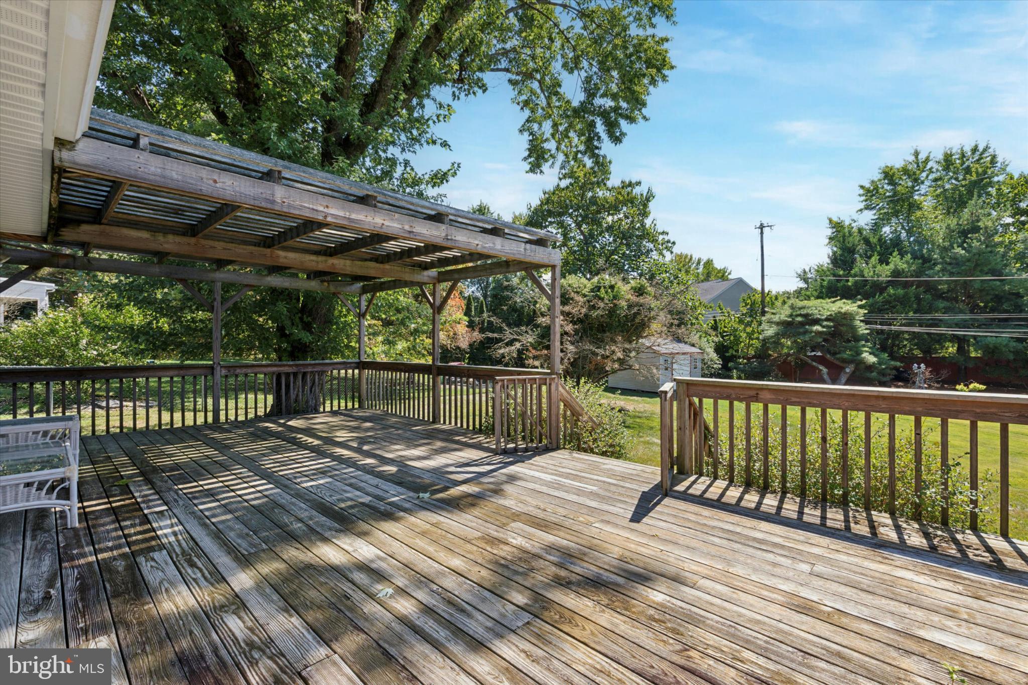 1500 Allen Road Oreland, PA 19075 - Photo 33 of 49 a view of deck with wooden floor and outdoor seating