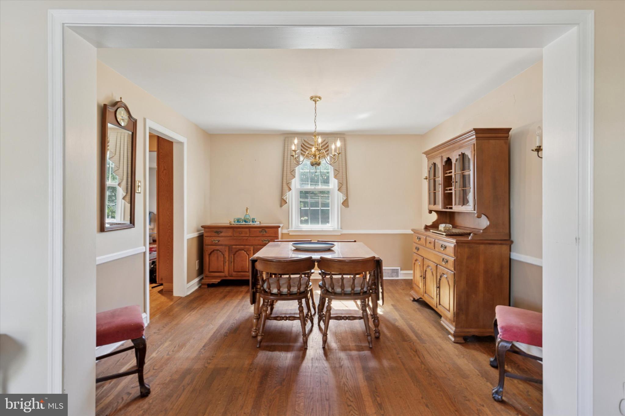 1500 Allen Road Oreland, PA 19075 - Photo 8 of 49 a view of a dining room with furniture window and wooden floor
