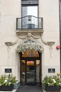 a living room with furniture or couch and a potted plant