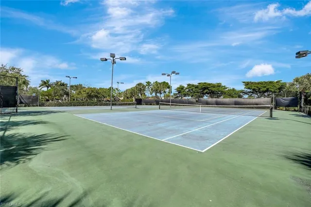 a view of a tennis court