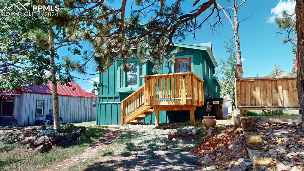 315 5th Street Victor, CO 80860 - Photo 1 of 39 a view of a house with a yard