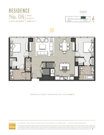 $1,275,000 | 500 J Street, Unit 1508, Sacramento, CA 95814