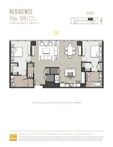 a dining hall with stainless steel appliances granite countertop a table chairs and a wooden floor