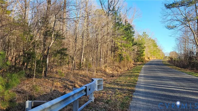 a view of stairs and trees