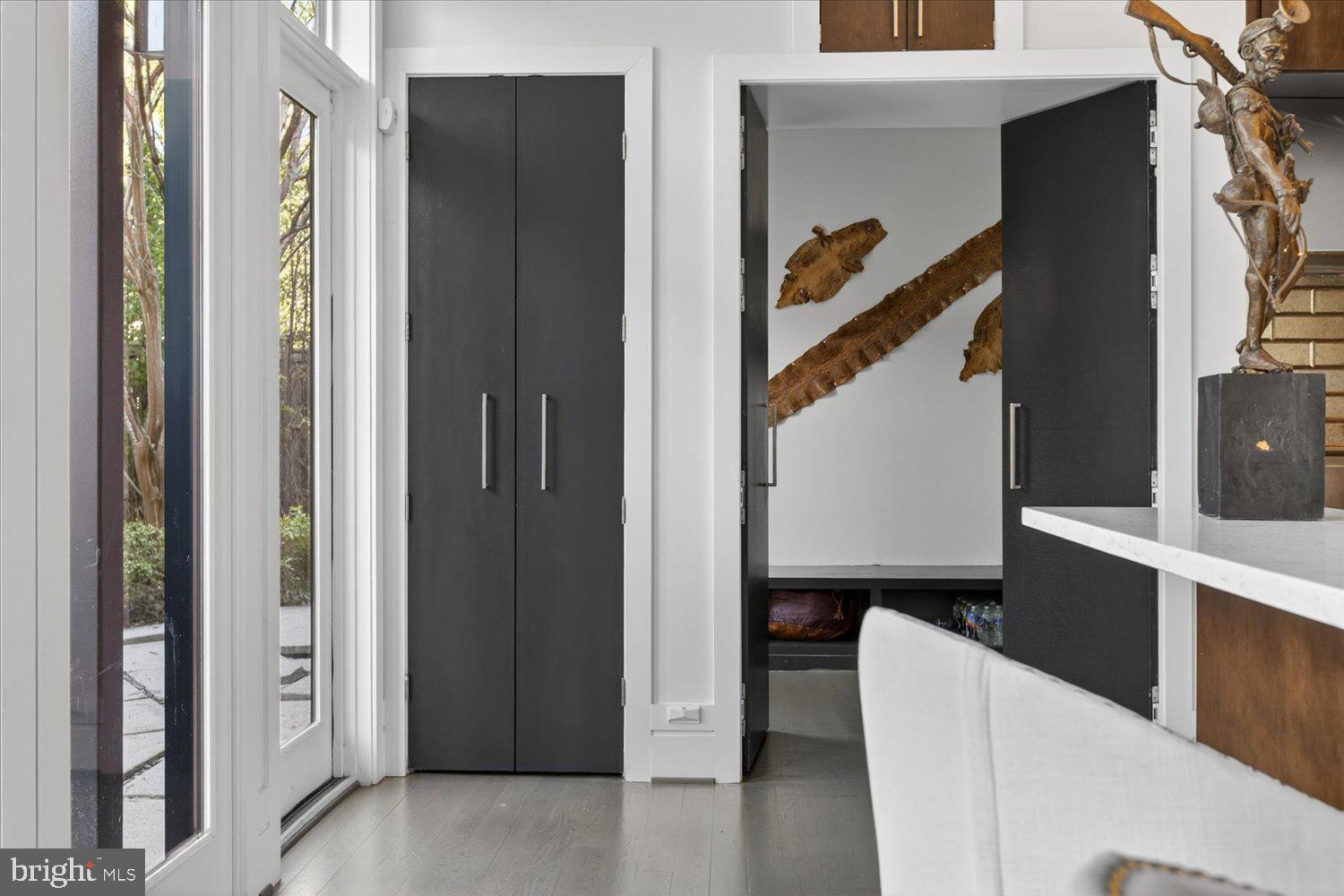 3017 Gates Road Northwest Washington, DC 20008 - Photo 18 of 95 door from kitchen to garage entry