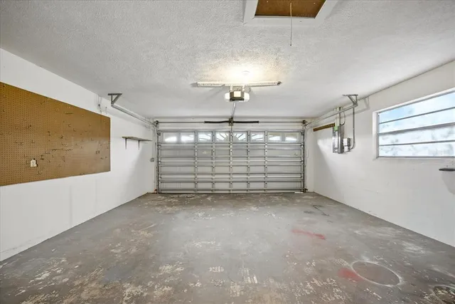 a view of porch with a garden