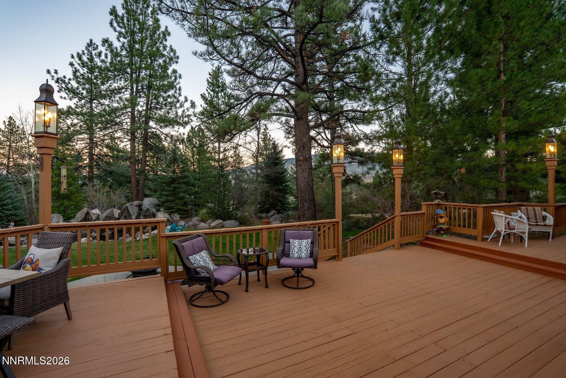360 Sylvan Court Verdi, NV 89439 - Photo 44 of 76 a view of deck with patio and outdoor seating