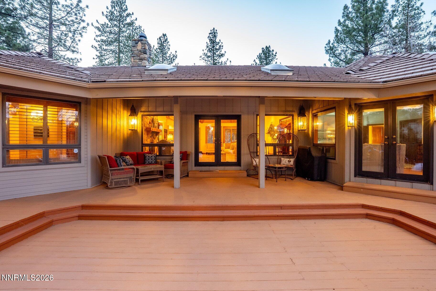 360 Sylvan Court Verdi, NV 89439 - Photo 45 of 76 a view of a patio with a table and chairs