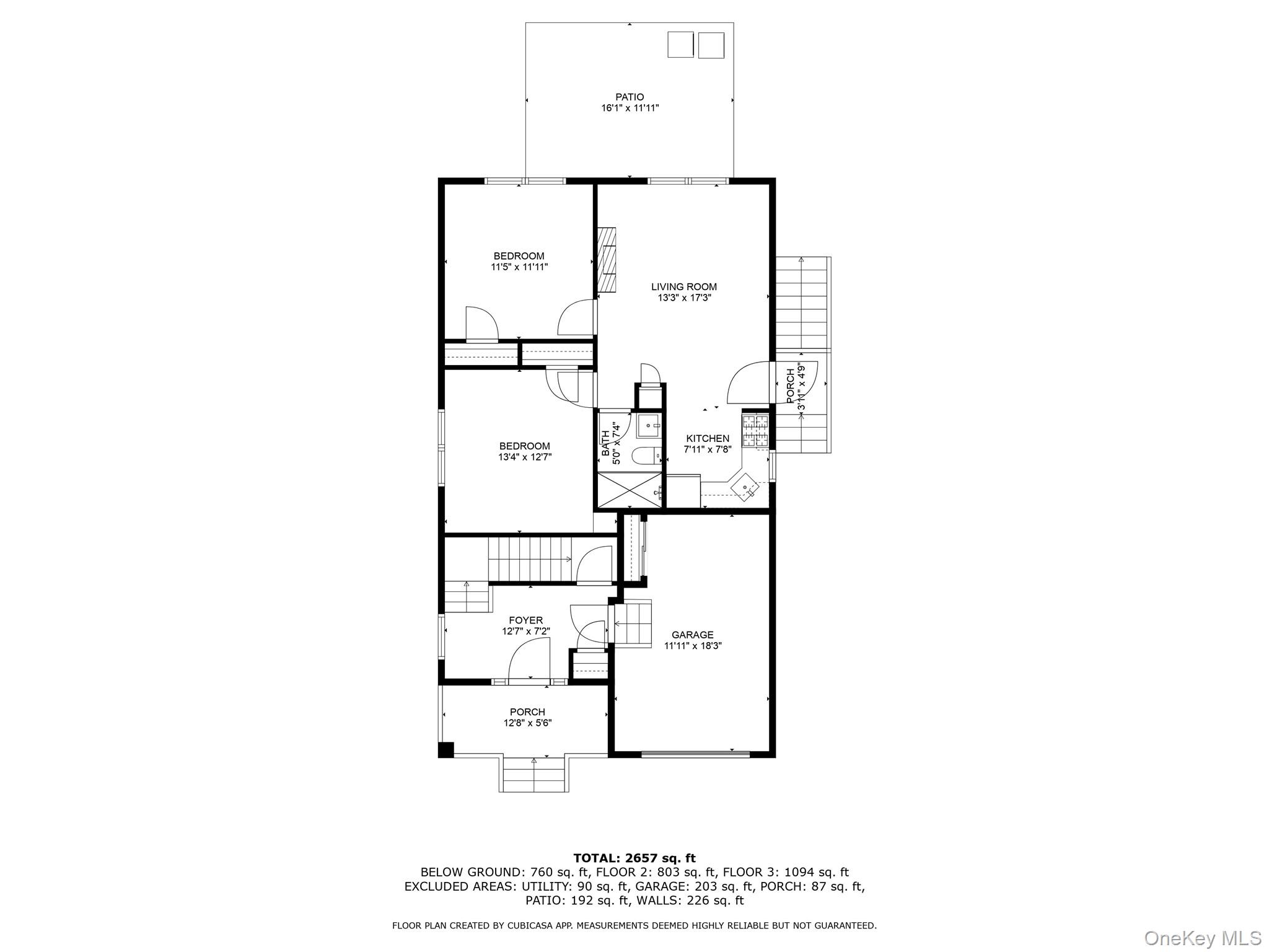 135-06 62nd Road Queens, NY 11367 - Photo 16 of 20 a picture of a floor plan