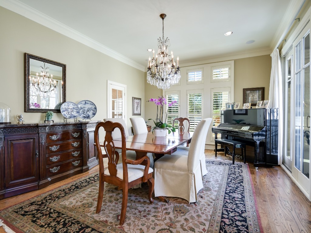 2510 West 35th Street Austin, TX 78703 - Photo 6 of 25 a view of a dining room with furniture window and wooden floor