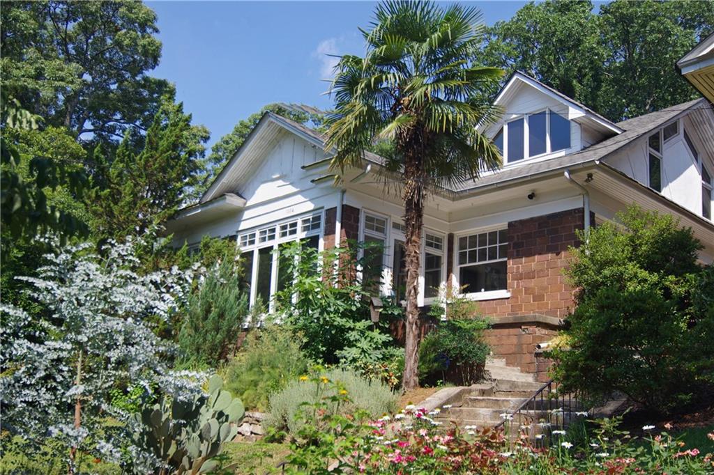 1004 Williams Mill Road Northeast Atlanta, GA 30306 - Photo 1 of 1 Welcome Home! Cactus and Palm tree in front yard.