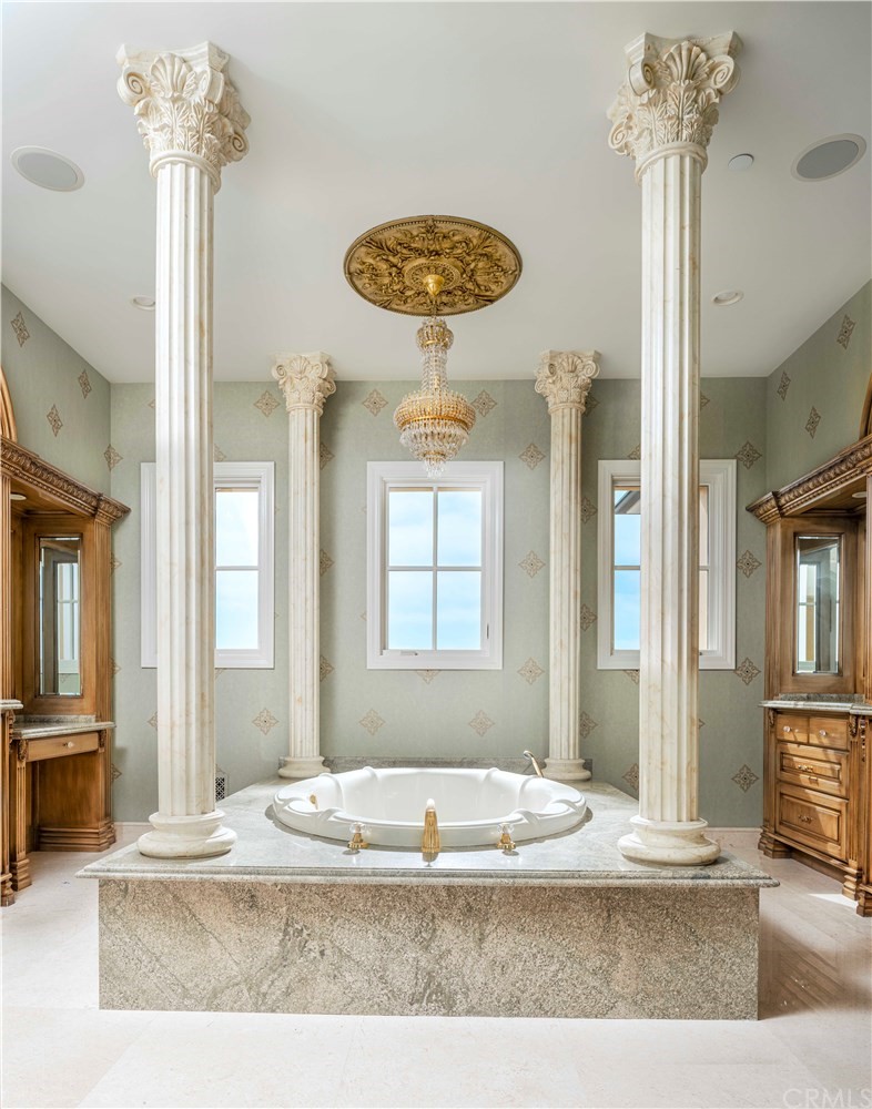 3 Tidecrest Newport Coast, CA 92657 - Photo 29 of 37 a view of a living room and bathroom