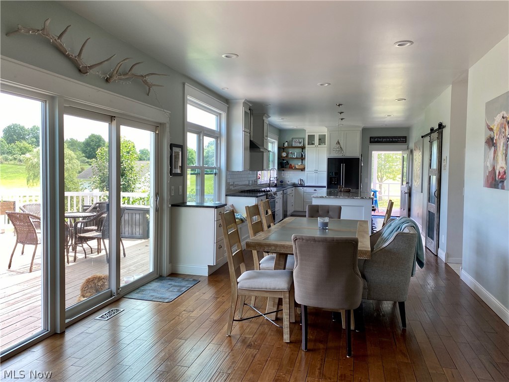 5124 Powder Mill Road Kent, OH 44240 - Photo 5 of 27 Dining room with Slider to upper deck.