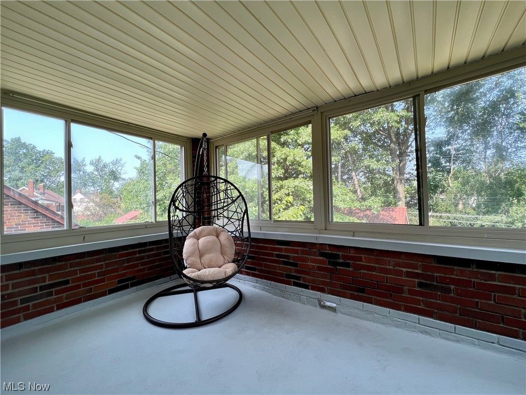 1242 Castleton Road Cleveland Heights, OH 44121 - Photo 23 of 32 2nd floor porch overlooking back to the west