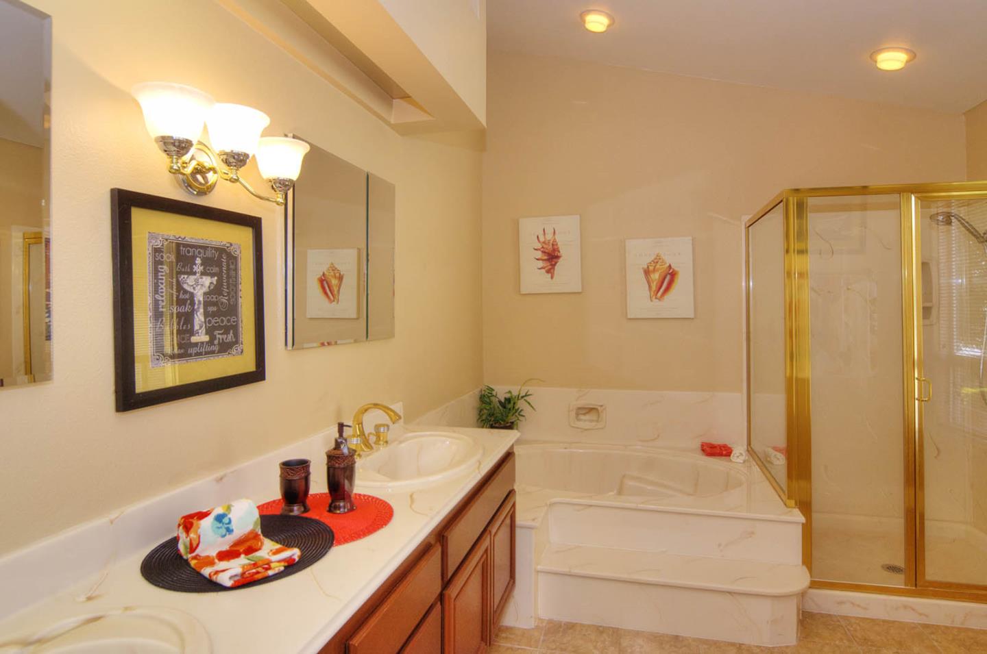 2284 Skyline Drive Milpitas, CA 95035 - Photo 22 of 35 a bathroom with a sink and a mirror