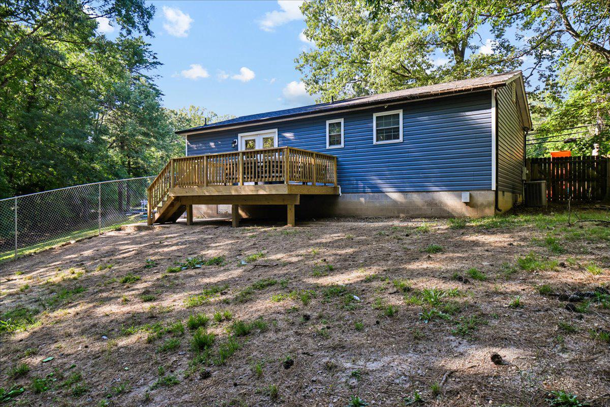 39875 Golden Beach Road Mechanicsville, MD 20659 - Photo 3 of 30 Backyard with Newer Deck and Fencing