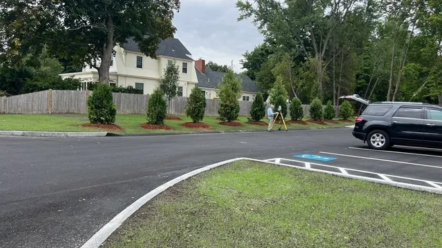 a view of street with parked cars