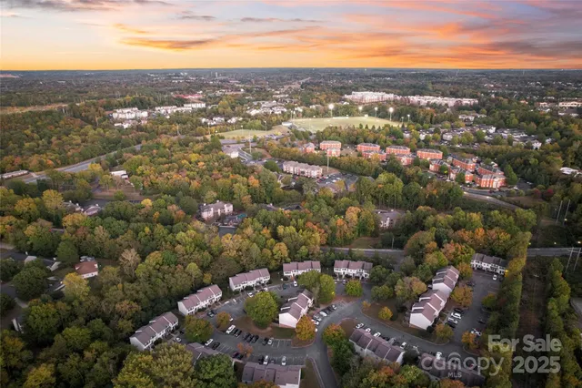 a view of city and mountain