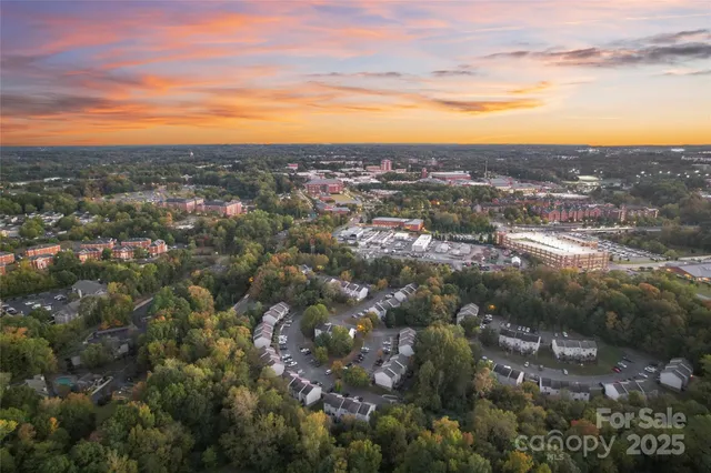 a view of city and mountain
