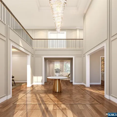 a view of an entryway of a house