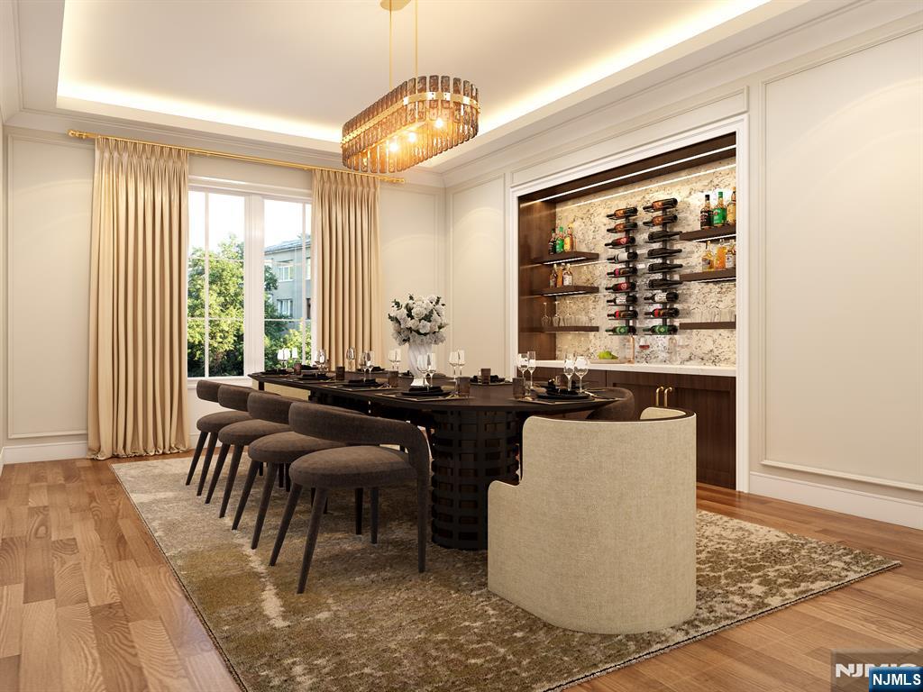37 Roberts Road Englewood Cliffs, NJ 07632 - Photo 10 of 17 a view of a dining room with furniture window and outside view