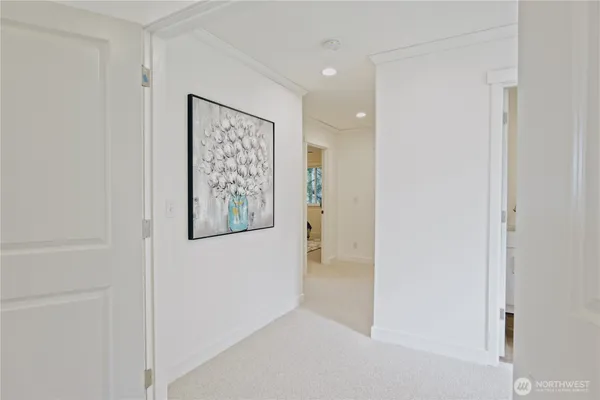 a view of painting on the wall
